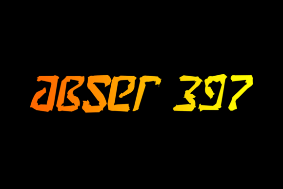 Abser - 397: A Whimsical Font for the Curious Brand