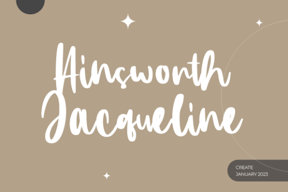 Ainsworth Jacqueline: A Handwritten Font for Modern Web Design