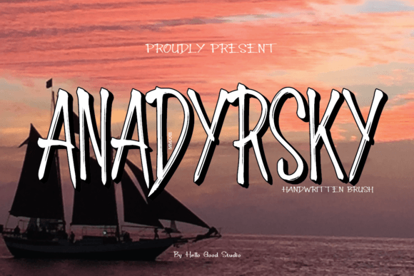 Anadyrsky: A Handwritten Font with Modern Charisma