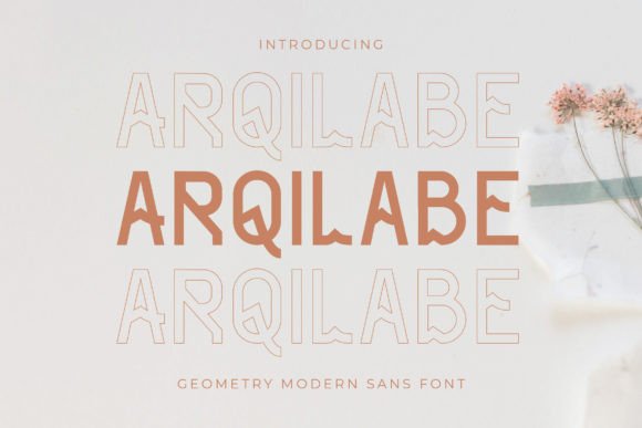 Arqilabe: A Modern Sans with Calligraphic Flair for Web Design