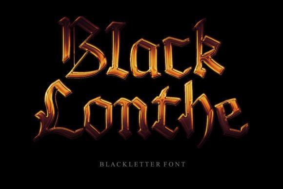 Black Lonthe: A Font That Breathes Elegance Into Every Craft