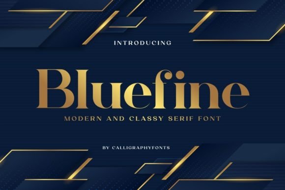 Bluefine: A Serif Font for Editorial Sophistication