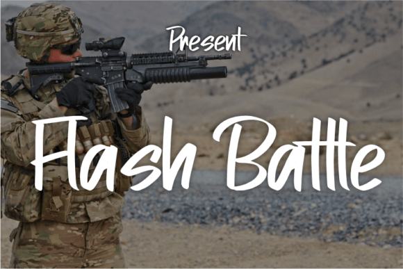 Flash Battle: A Font That Adds Elegance to Branding