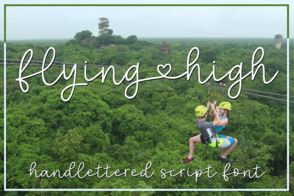 Flying High: A Script Font for Editorial Elegance