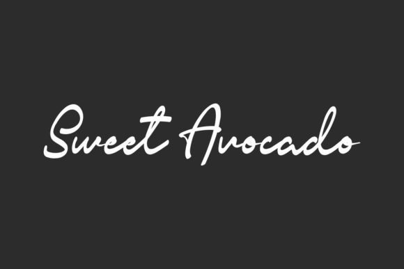 Font That Speaks Volumes: Sweet Avocado for Branding