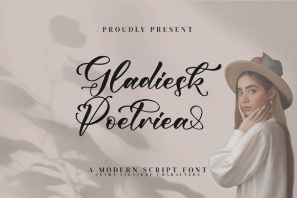 Gladiesk Poetriea: A Script Font for Captivating Digital Campaigns