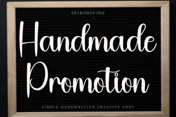 Handmade Promotion: The Font That Elevates Your Campaigns