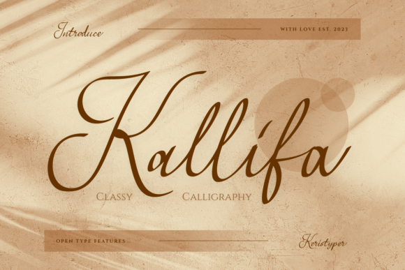 Kallifa: A Script Font That Elevates Editorial Design