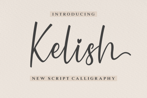 Kelish: A Handwritten Font for Editorial Elegance