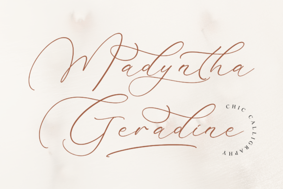 Madyntha Geradine: A Script Font for Modern Digital Branding