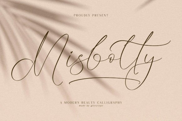 Misbotty: A Script Font for Elegant Digital Design