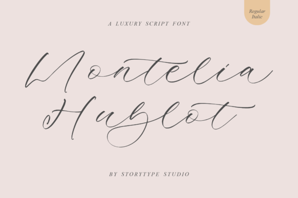 Montelia Hublot: A Handwritten Font for Modern Editorial Design