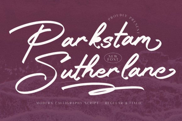 Parkstam Sutherlane: A Script Font for Editorial Excellence
