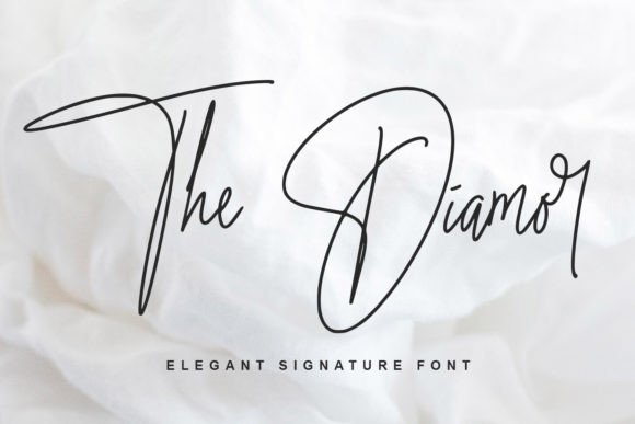 The Diamor: A Handwritten Font That Elevates Brand Identity