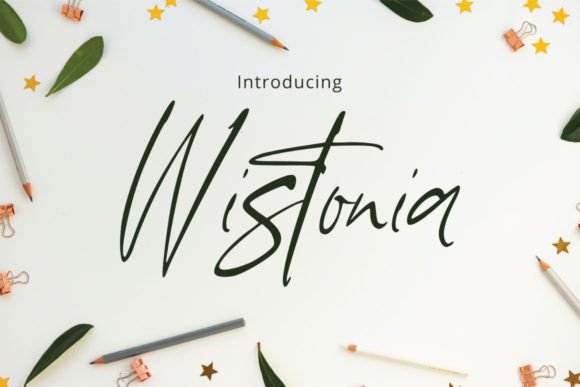 Wistonia: A Timeless Script Font for Crafters and Designers